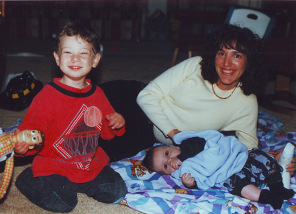 Louis with Sheriff Woody, Drew and Andria Ferber