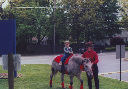 Daniel Freeda takes Horse Ride