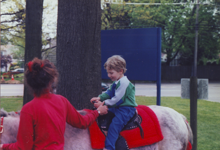 Daniel Freeda takes Horse Ride