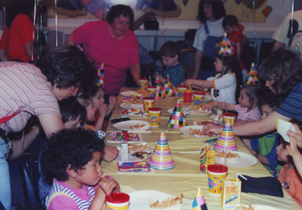 Melissa Kurpit on left in front, Jillm Louis & Cousin Lauren at back from left.