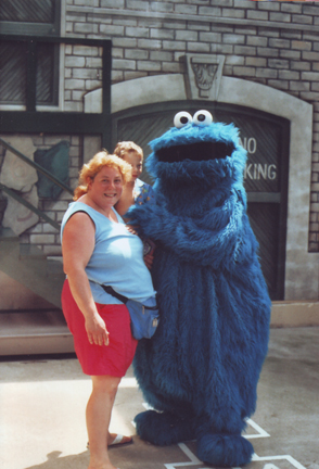 Jill, Louis & Cookie Monster