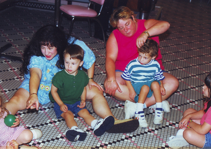 L-R Tyler & Louis, Randi & Jill