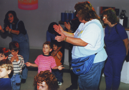 Louis & Jill dancing at party