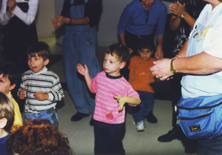 Louis & Jill dancing at party