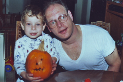 Louis & Howard w cut Pumpkin