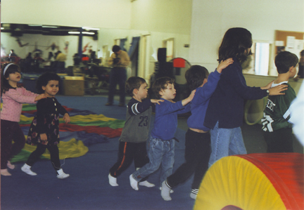 L-R: Abby Elis, Arielle Mendelson & Louis in middle.