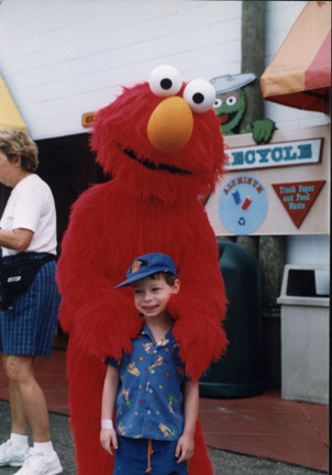 Louis Parnes with Big Elmo