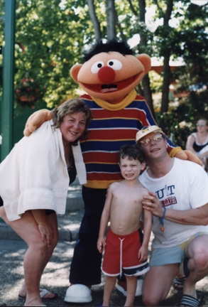 Jill, Louis & Howard Parnes with Ernie