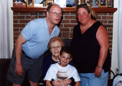 Howard, Jill, Louis & Grandma Marion