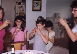 Grandma Renee, Lauren, Louis, Allison & Carrie