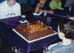 Preparing to blow out the candles