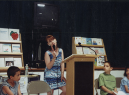 Mrs. Cullen Announcing Program