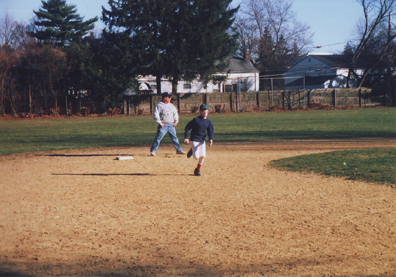 Louis Running The Bases