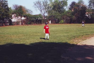 Louis Playing Third Base