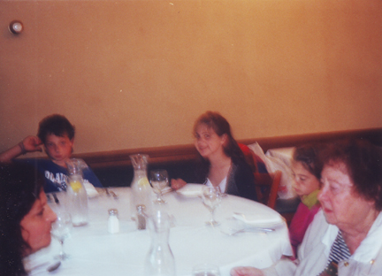 Left to Right, Mindee O, Louis P,  Lauren & Allison C & Grandma Renee