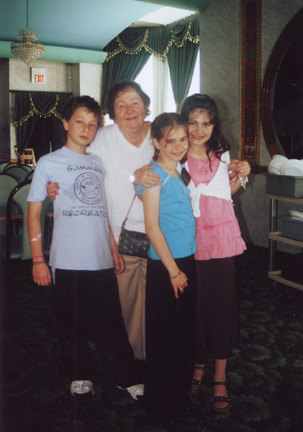 Louis P, Grandma Renee Z, Allison & Lauren C