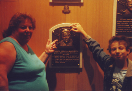 Jill & Louis w Babe Ruth's Placke