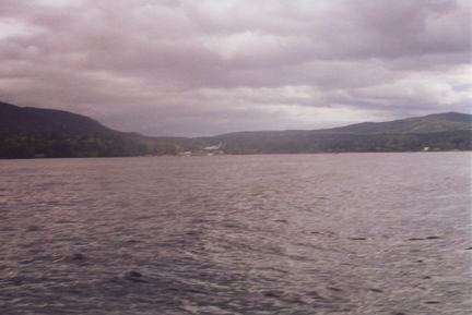 Coming into town looking south