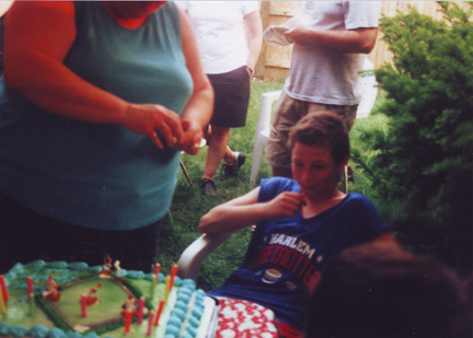 Jill begins to light candles