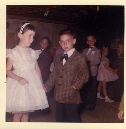 Children Dancing at affair with Howard Parnes in background