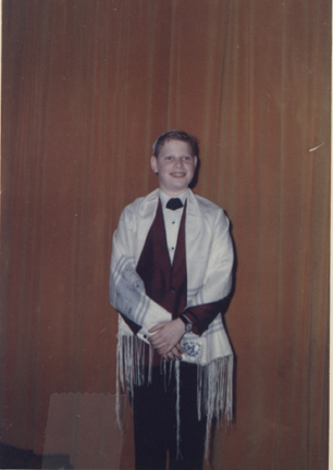 Howard Parnes at his Bar Mitzvah